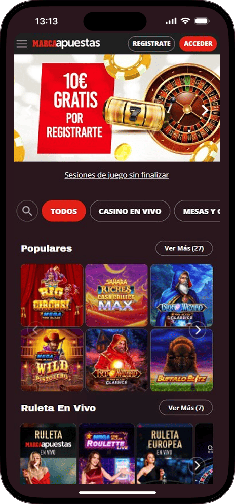 MarcaApuestas Página de inicio